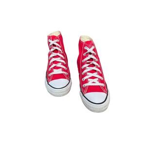 Converse Chuck Taylor unisex sneakers size W8 M 6 red high top lace-up